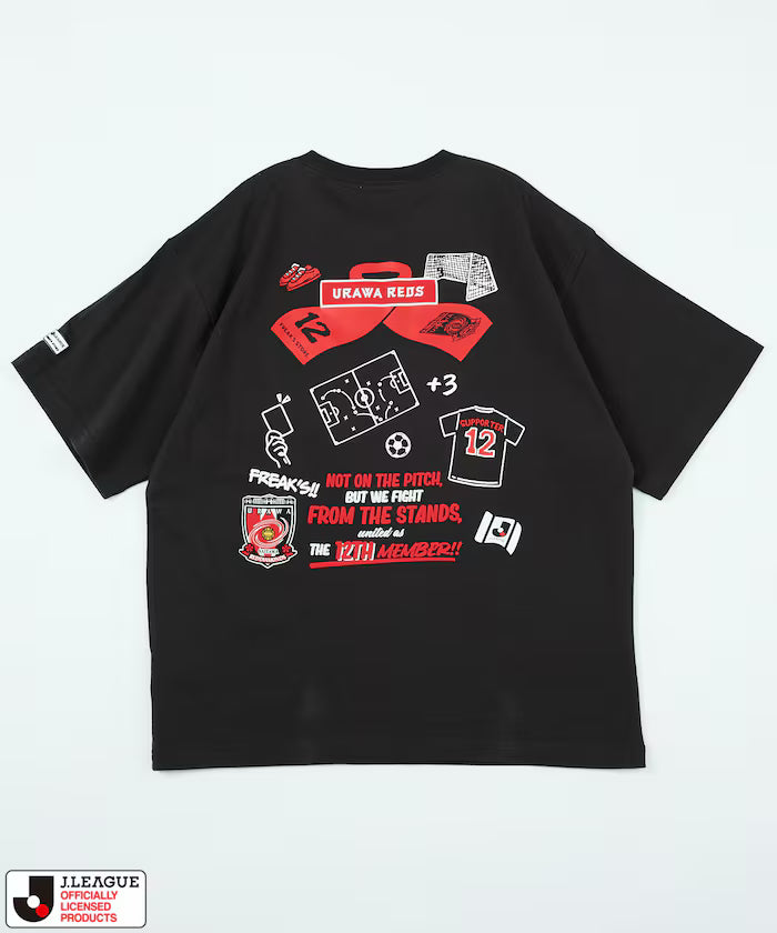 [Sales start on May 15 at 12:00] J.LEAGUE × FREAK'S STORE Exclusive SUPPORTERS SHORT SLEEVE TEE [Urawa Reds]