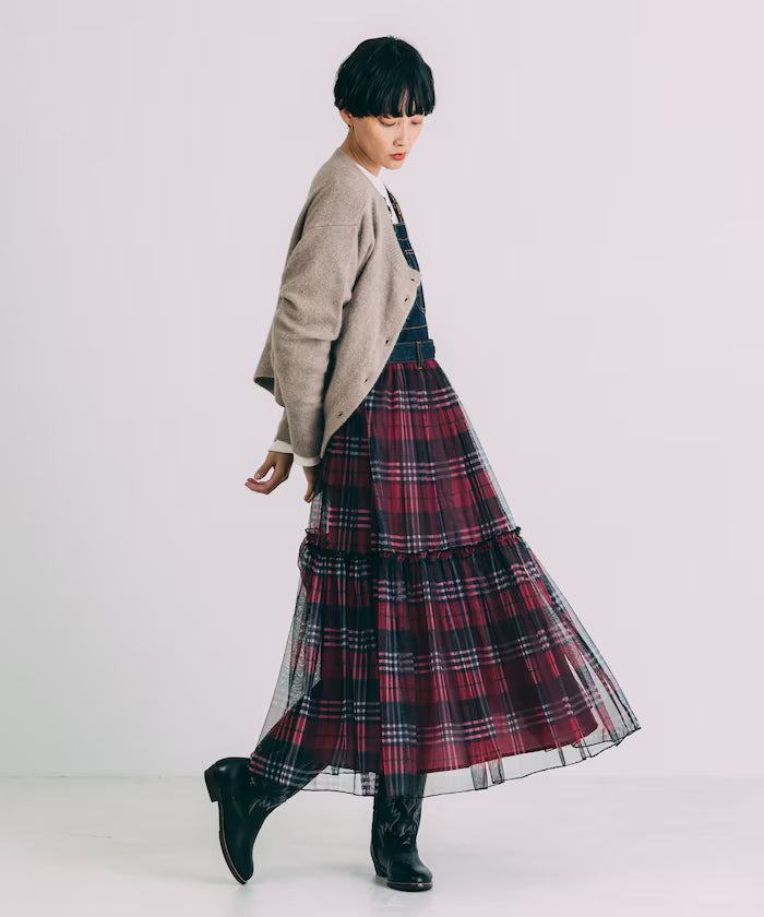 Tulle Docking Salopette Dress