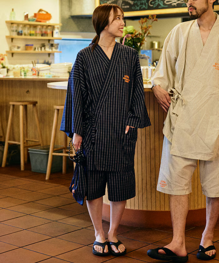 EENY × FREAK'S STORE Samue Easy Setup (with Drawstring Bag) - Navy Check