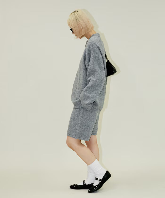 Knit Top Short Pants Set Up Limited Edition