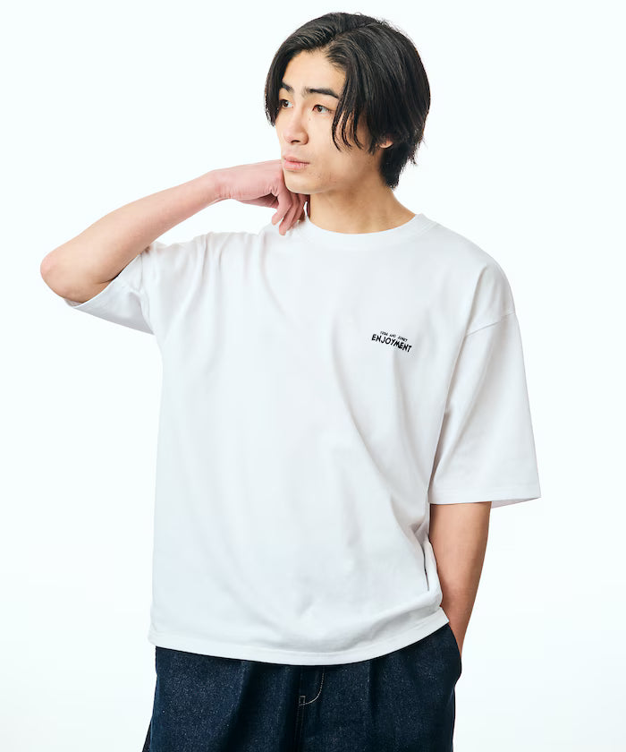 Limited Edition Big Silhouette Back Print T-Shirt SKATE MAN