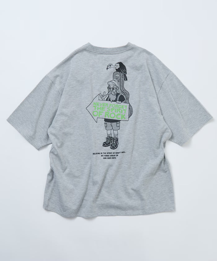 Limited Edition Big Silhouette Back Print T-Shirt CAMP MAN