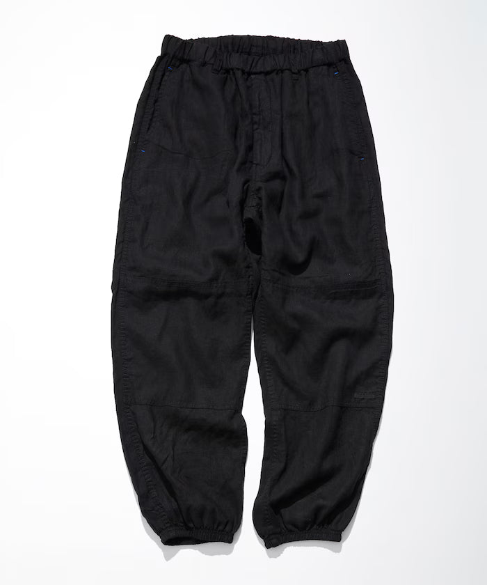 Linen Gym Tapered Pant 1.1 - Black
