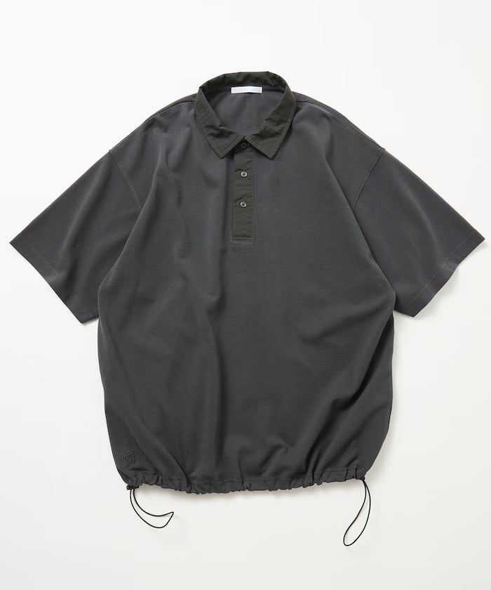 Big Silhouette Spindle Short Sleeve Tech Polo