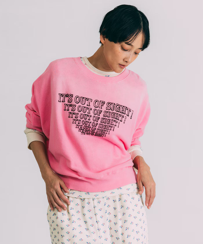 Fade Print Dolman Sweat