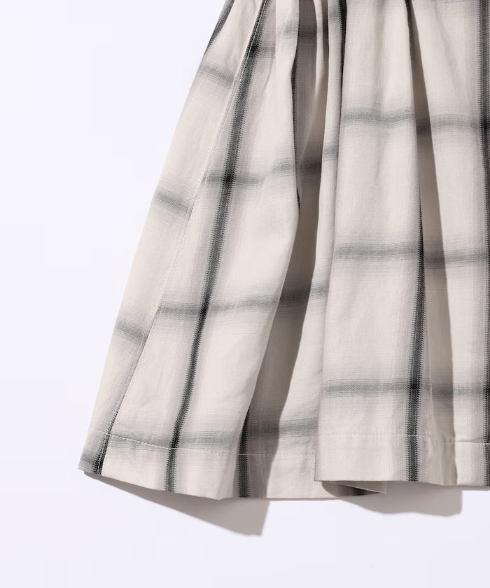 Ombre Check Tuck Shirt / Tunic