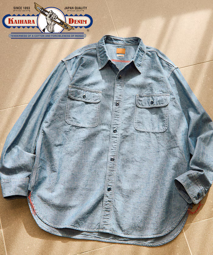 [Made in Japan] JAPAN CHAMBRAY SHIRT L/S