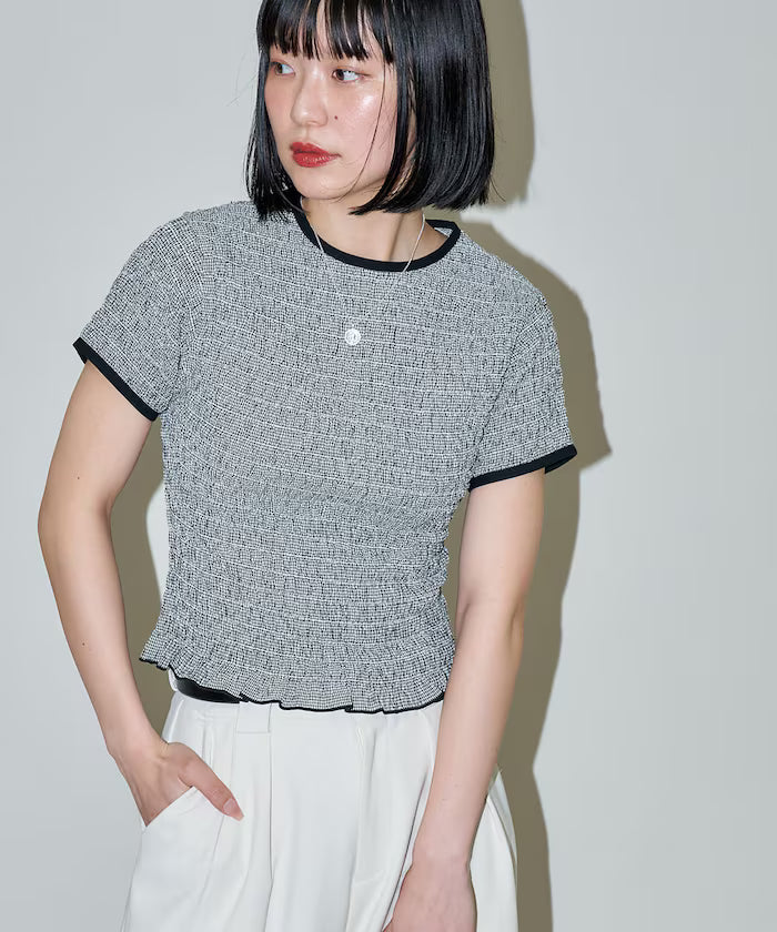 Shearing Design Check Pullover Shirt