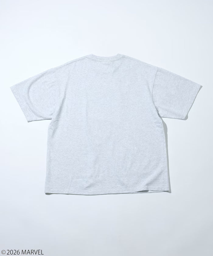 MARVEL/Venom Crew Neck T-Shirt / Static Electric Flock Processing