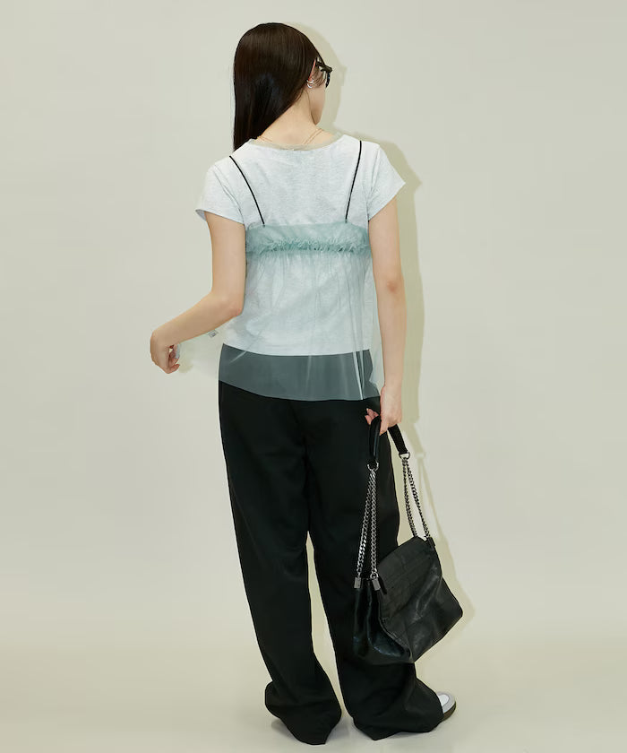 Tulle Bustier T-shirt Set Limited Edition