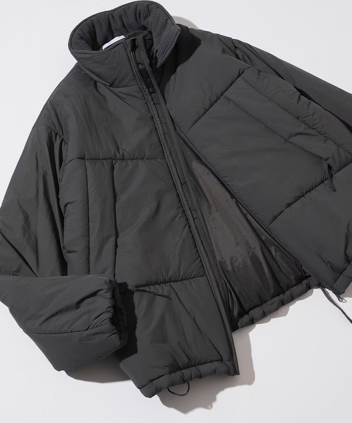 PRIMALOFT PUFF JACKET / Primaloft Stand Collar Puff Jacket / Insulated Blouson