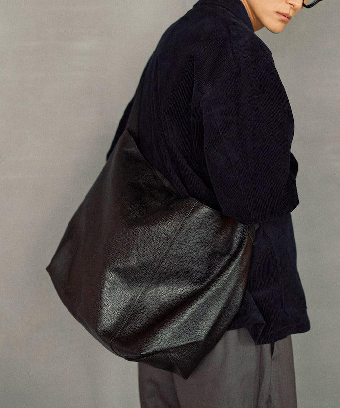 2WAY Leather Messenger Bag / 2WAY Leather Messenger Bag / Cowhide / Water-repellent leather