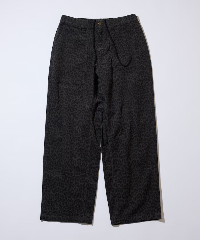 Wide Straight Silhouette All-Over Print Light Corduroy Easy Pants [Compatible with Set Up] - Other/Pattern 6