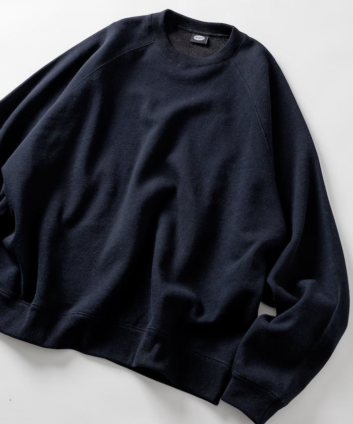 12oz Heavyweight Big Silhouette Raglan Sleeve Crew Neck Sweatshirt 【Limited Edition】
