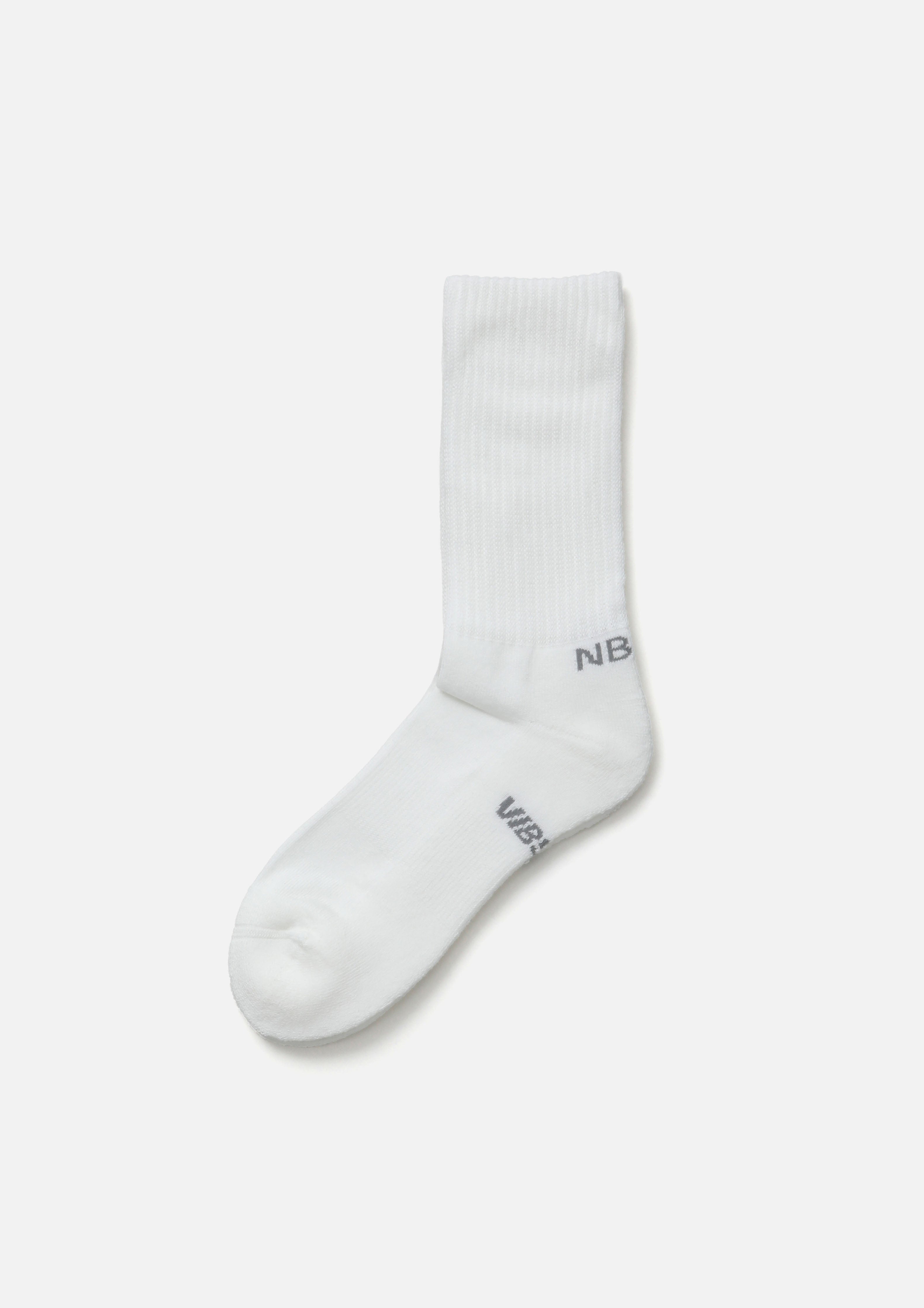 Nh X Vibsox Rib Socks - WHITE