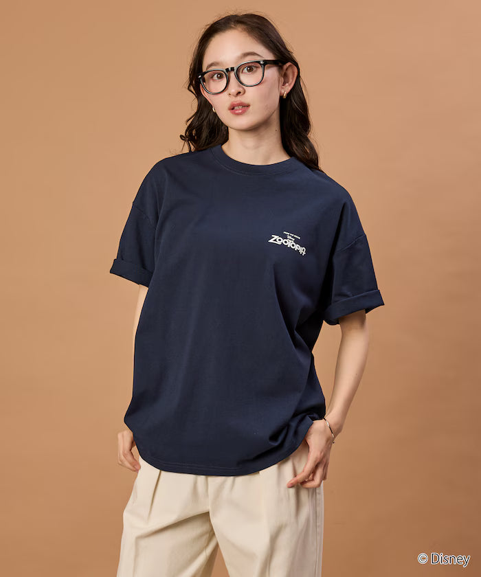 Zootopia Limited Edition Character Print Crew Neck T-Shirt Judy Nick