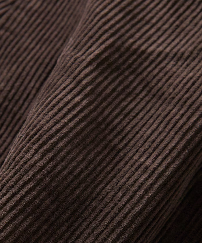 Wide Silhouette One Wash Curve Corduroy Pants