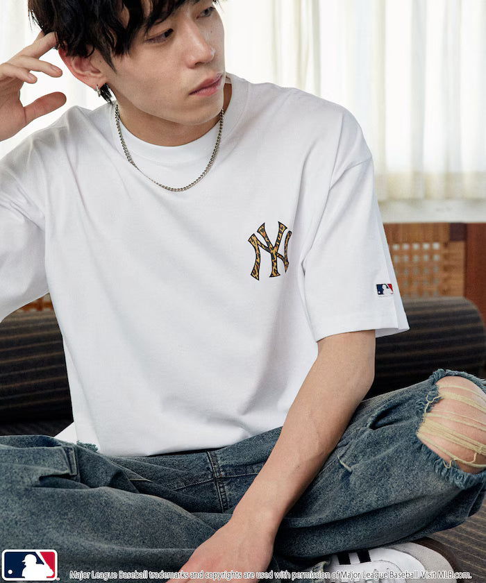 Limited Edition MLB Leopard Print Logo T-Shirt