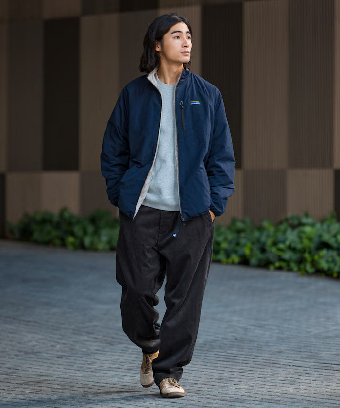 Relaxed Fit Nylon Fleece Reversible Blouson [Limited Release]