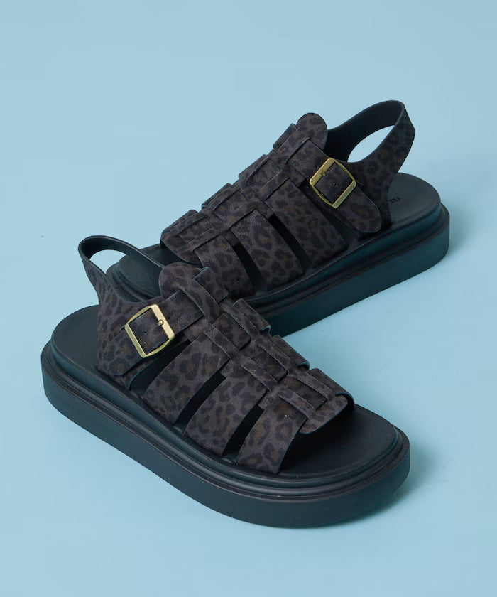 Leatherlet Gurka Sandals / Platform Sole [23=28cm] 【Limited Edition】