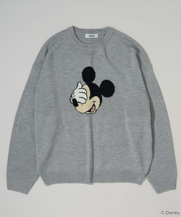 Custom Mickey Mouse Face Knit