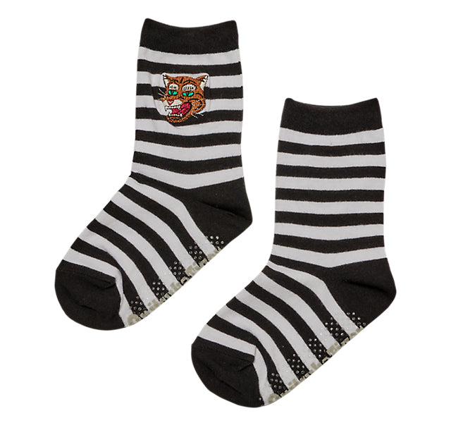 KIDS SOCKS - BLACK/WHITE