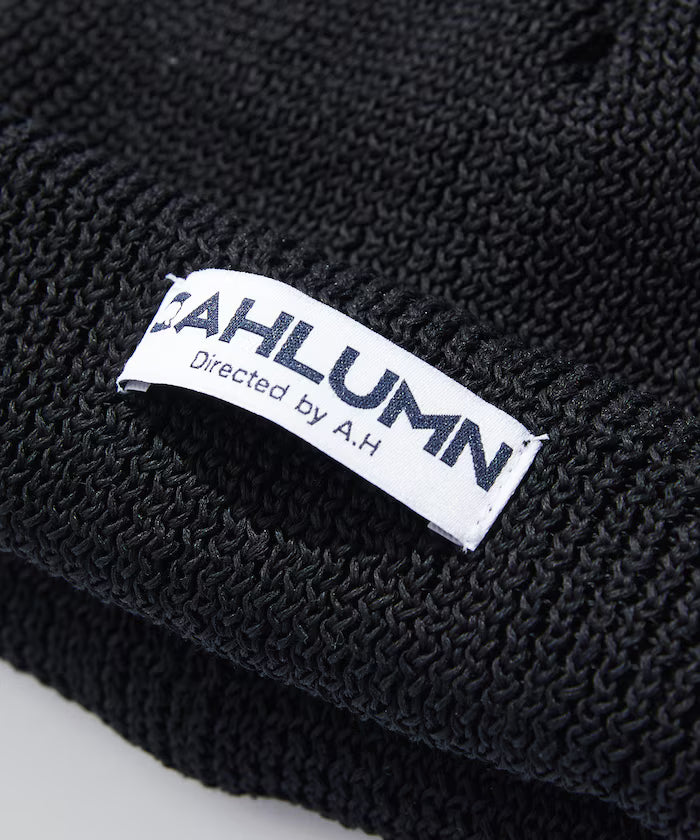 Straw Yarn Roll Knit Cap