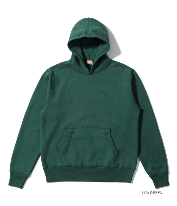 HEAVY SWEAT HOODED PARKA - GREEN