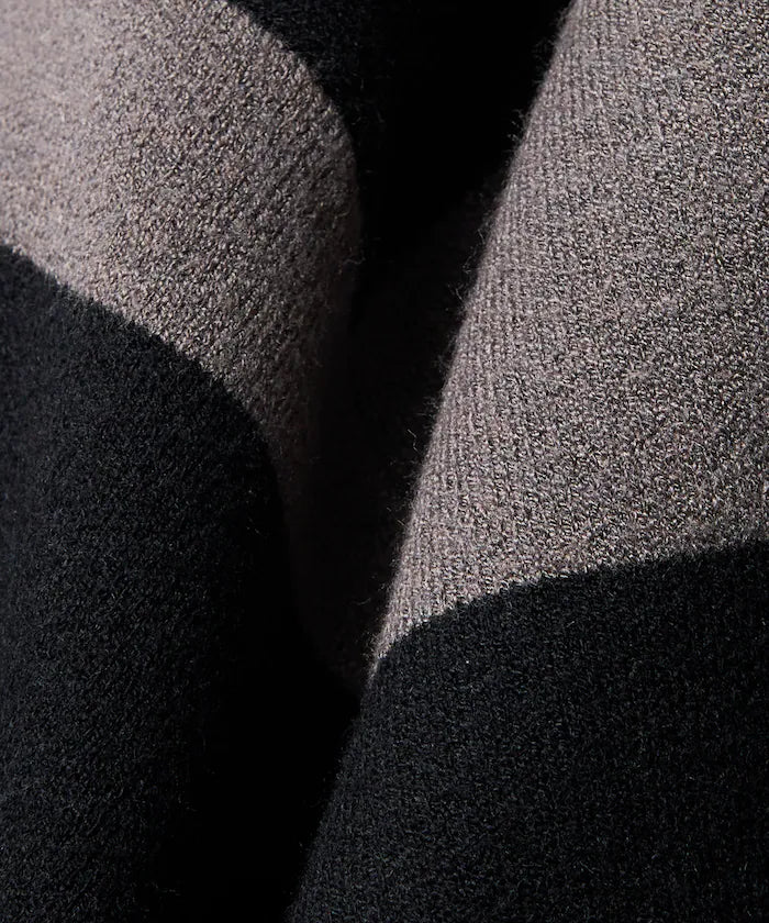 Big Silhouette Border Knit Rugby Shirt [Limited Edition]