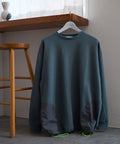 Side Pocket Spindle Tech Thermal Crew - Sax Blue