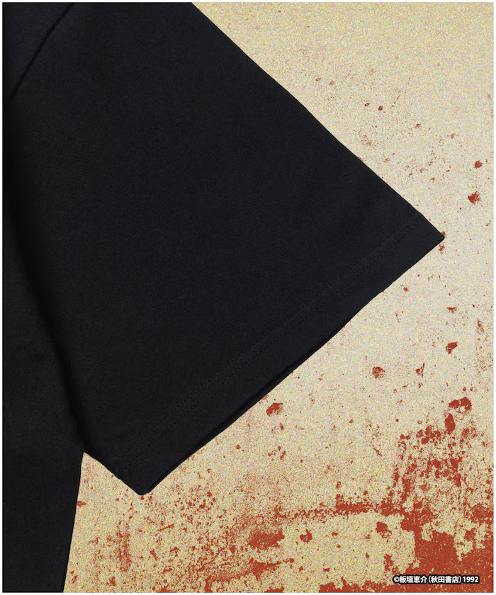 【June 12 12:00 Sale Start】 Baki 'Unyielding / Chiharu Shiba' Print Crew Neck T-Shirt