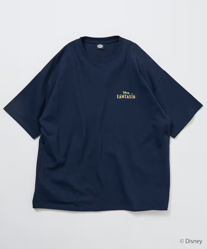 DISNEY/Mickey Mouse 'Fantasia'/Back Print Crew Neck T-Shirt [Limited Edition]