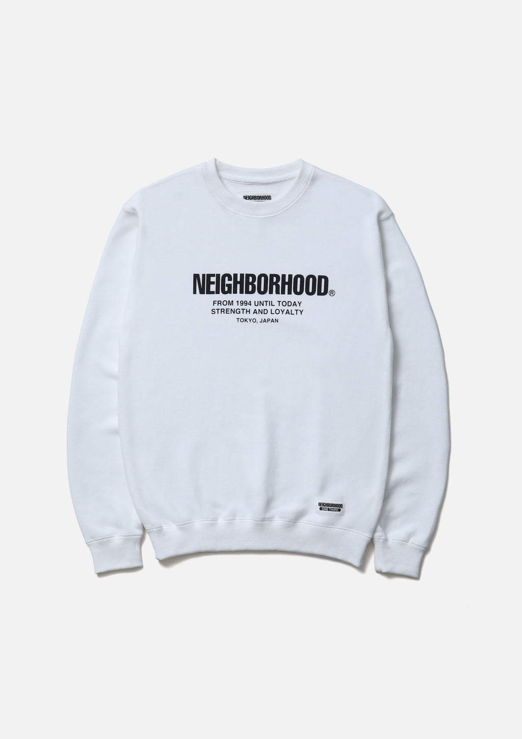 Ot Sweat Shirt Ls - WHITE