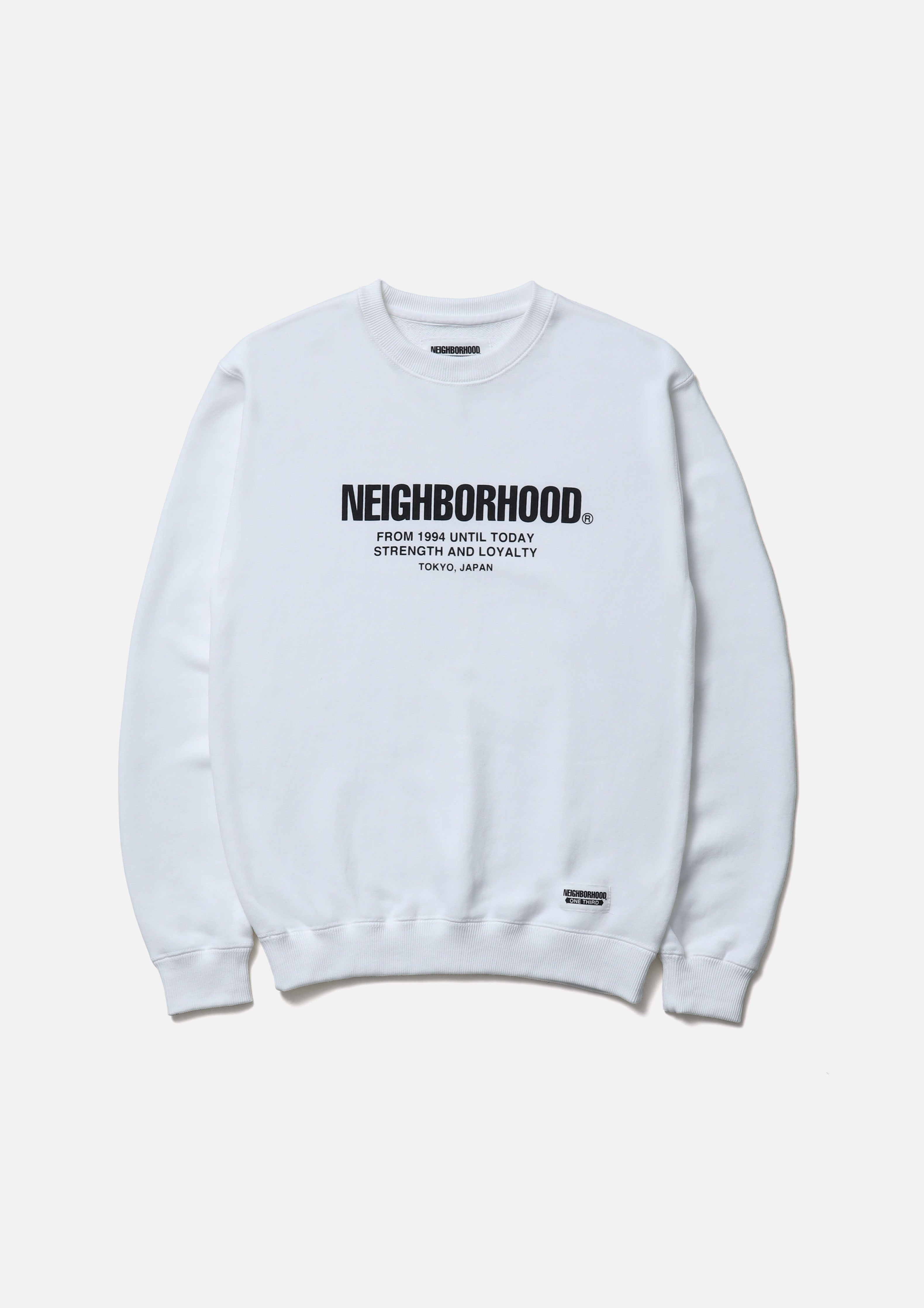 Ot Sweat Shirt Ls - WHITE
