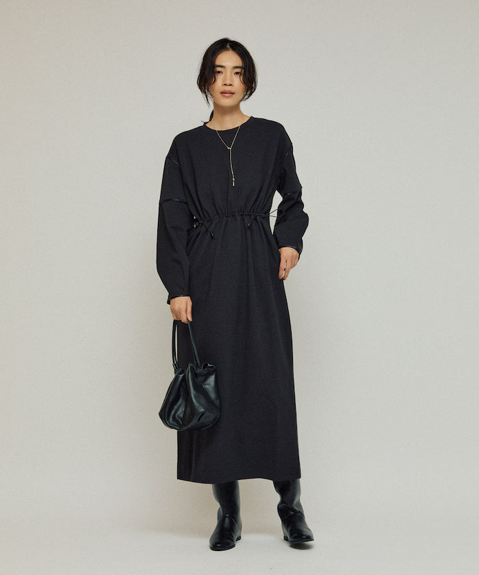 Cocoon Sleeve Damboru Sweat One-Piece / Spindle