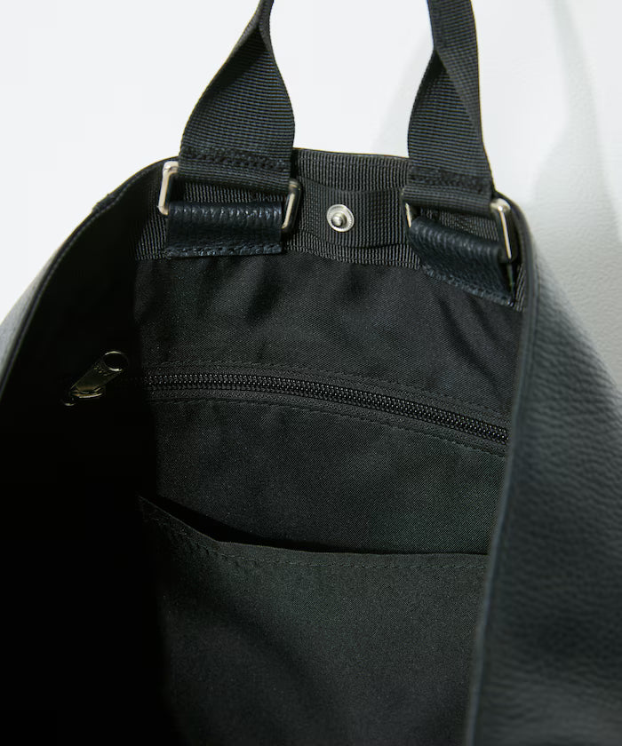 2WAY Leather Messenger Bag / 2WAYレザーメッセンジャーバッグ / Cowhide / Water-repellent leather