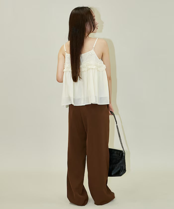 Floral Embroidery Detail Camisole Bustier Limited Edition
