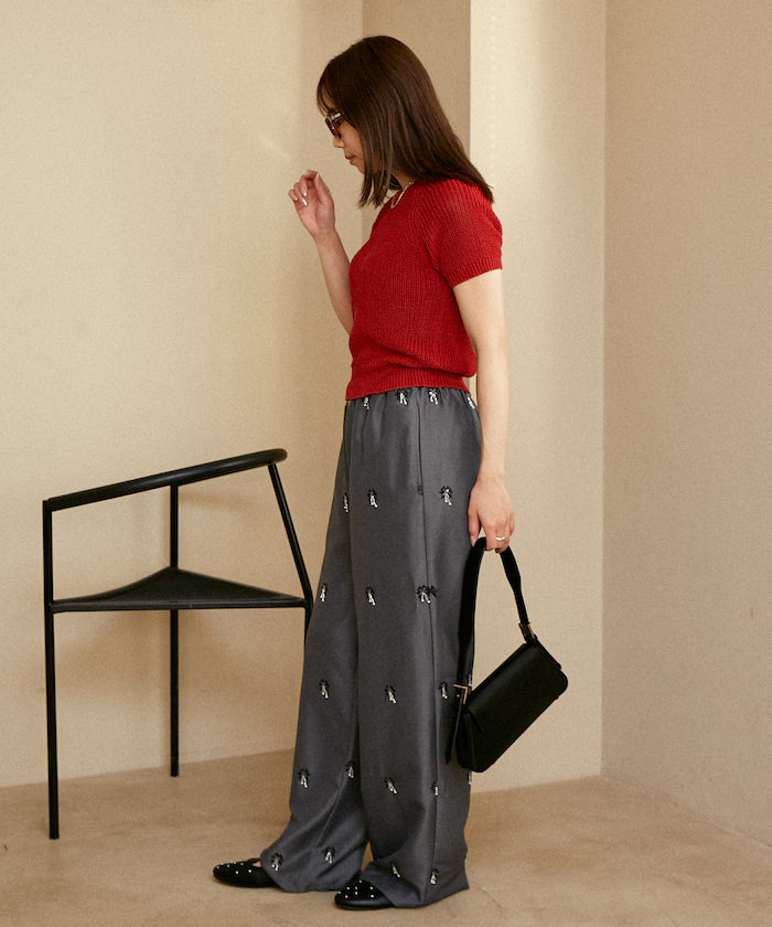 Total Beads Embroidery Easy Slacks Limited Release