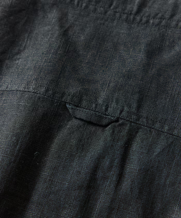 LINEN COTTON V NECK SHIRT