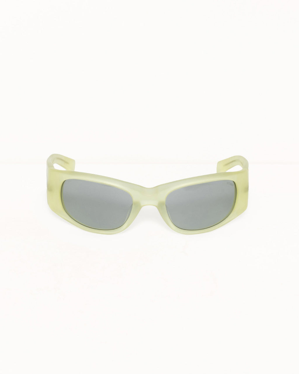 RENE SUNGLASSES - Matte Yellow / Light Grey Lens