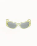 RENE SUNGLASSES - Matte Yellow / Light Grey Lens