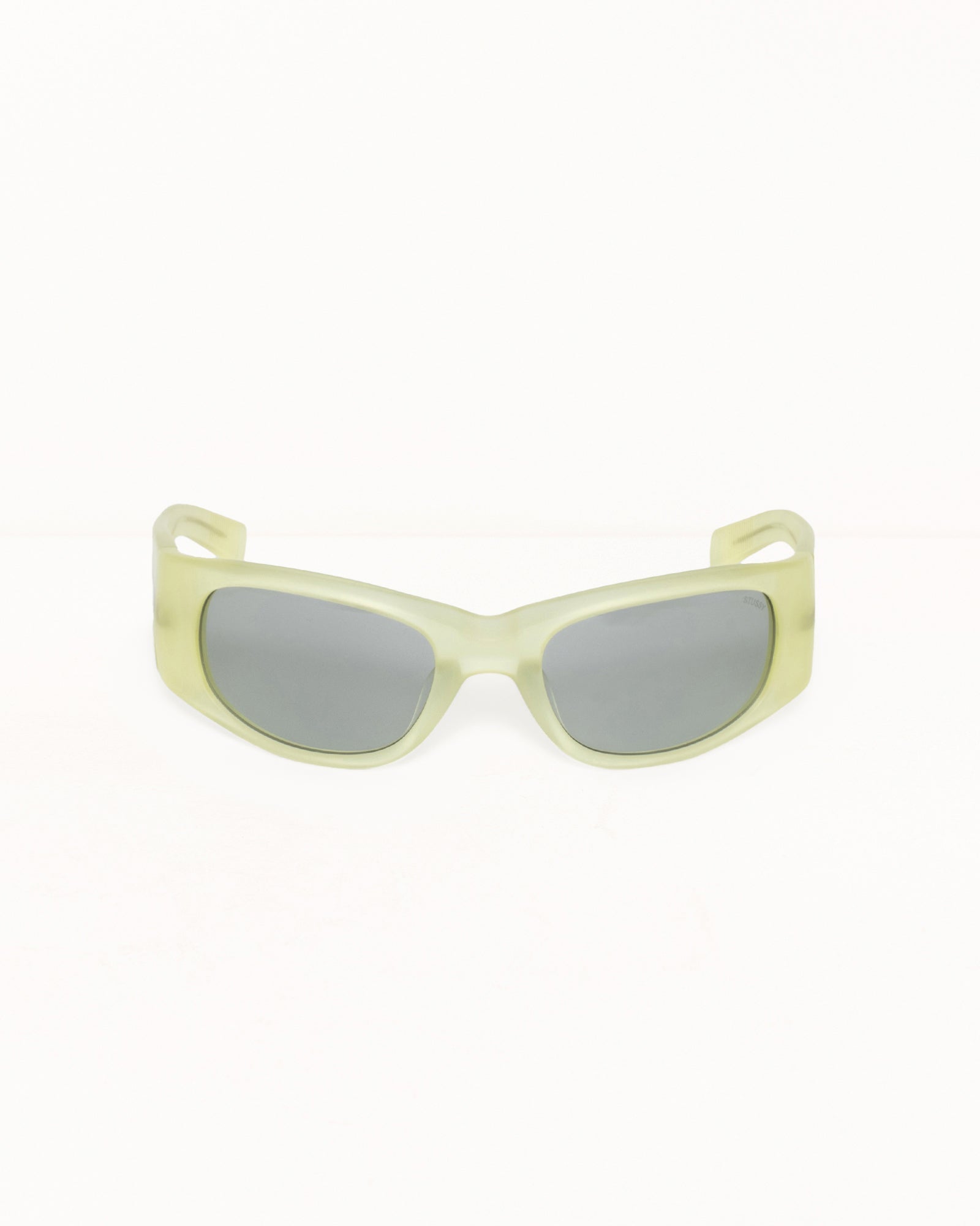 RENE SUNGLASSES - Matte Yellow / Light Grey Lens