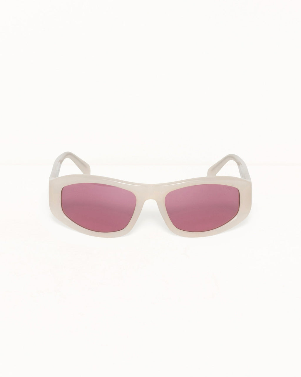LANDON SUNGLASSES - Cream / Pink Lens