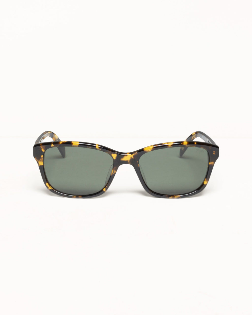 ALAN SUNGLASSES - Olive Tortoise / Green Lens