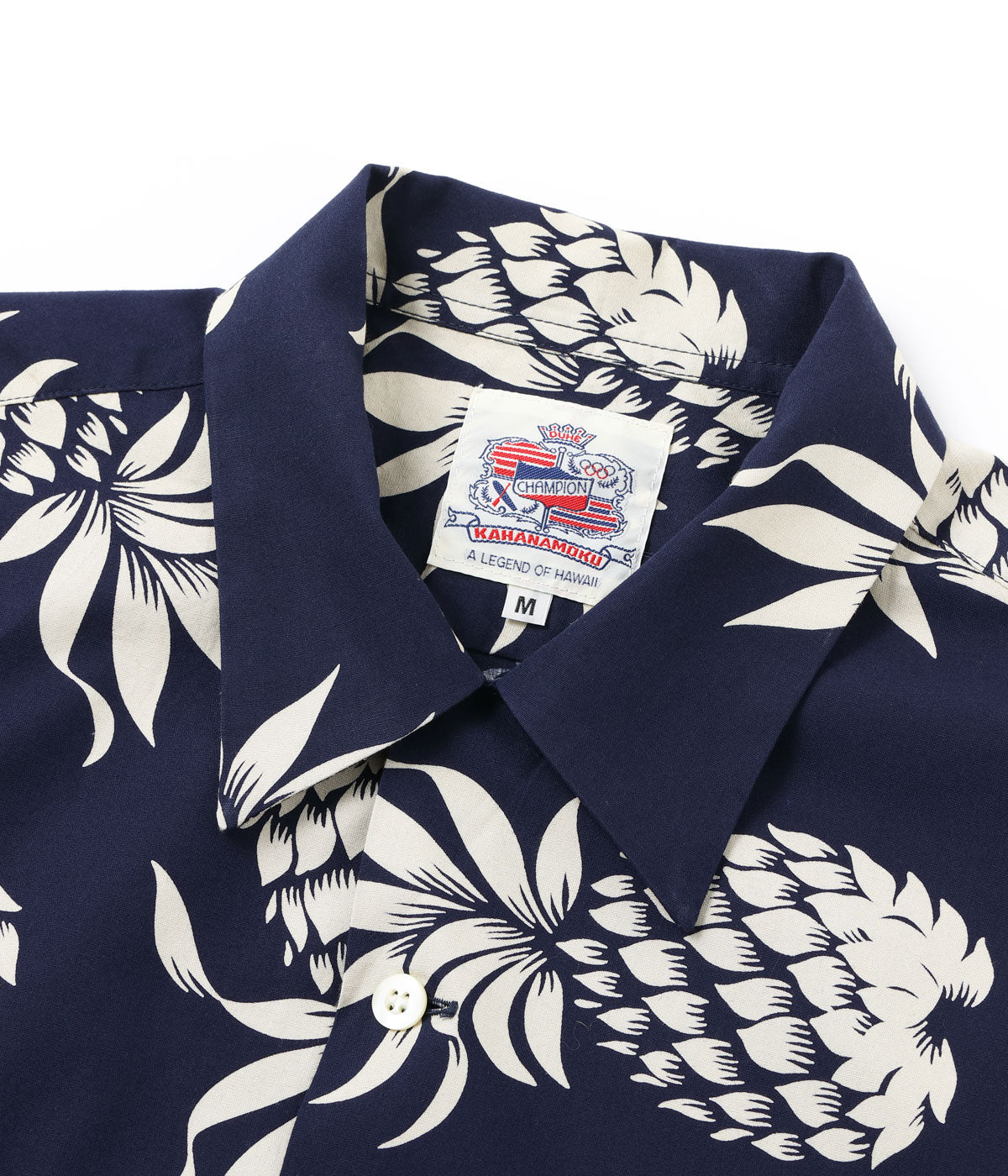 DUKE KAHANAMOKU COTTON HAWAIIAN SHIRT “DUKE'S PINEAPPLE”