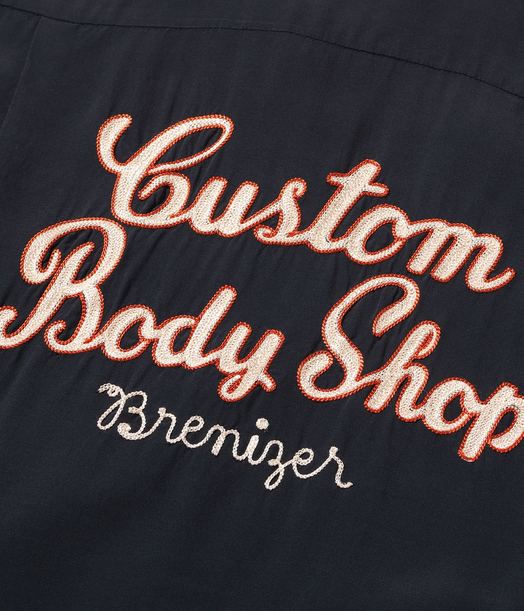 RAYON BOWLING SHIRT “CUSTOM BODY SHOP”