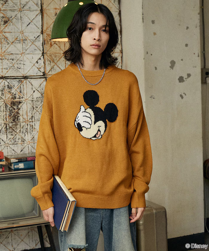 Custom Mickey Mouse Face Knit
