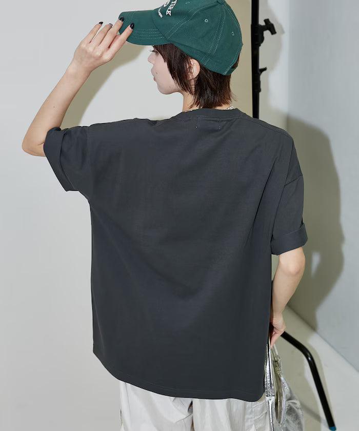 <Functional Material>Mickey Mouse Face T-Shirt Limited Edition