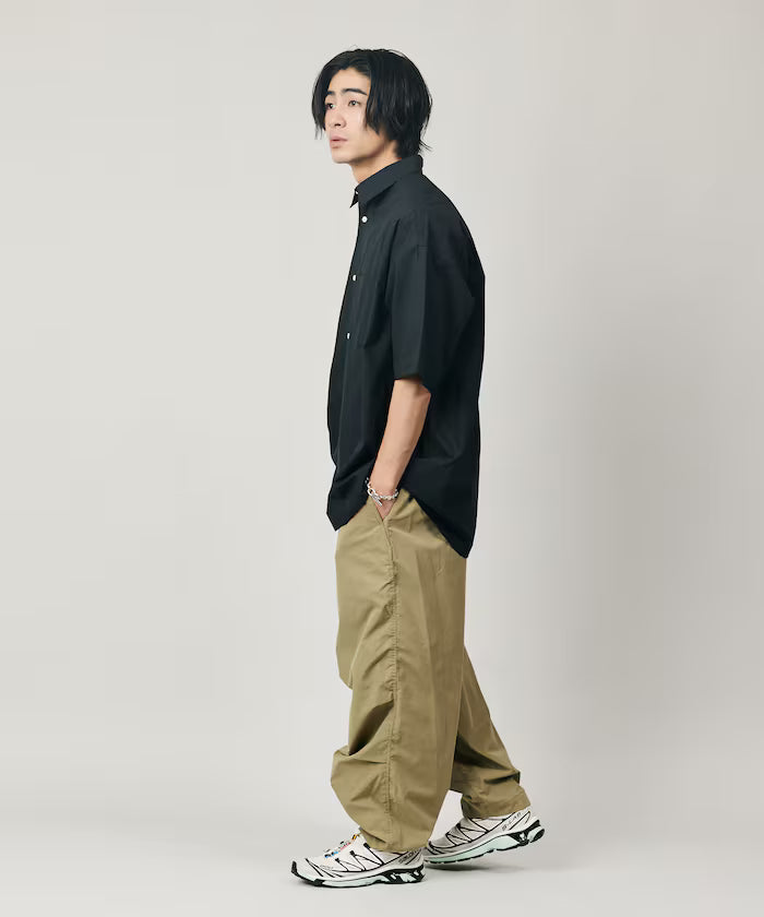 Relax Fit Relaxed Fit Short Sleeve Regular Collar Shirt [Limited Edition]