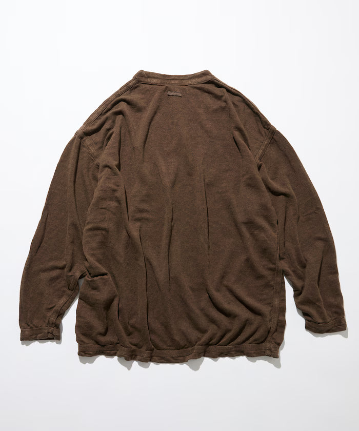 French Linen Reversible Long Sleeve T-Shirt